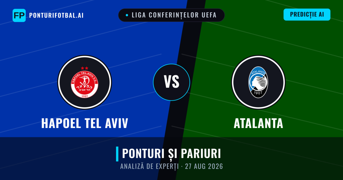 Hapoel Tel Aviv vs Atalanta — pronostic și avancronică meci