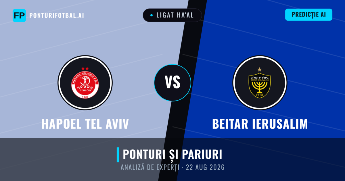 Hapoel Tel Aviv vs Beitar Ierusalim — pronostic și avancronică meci