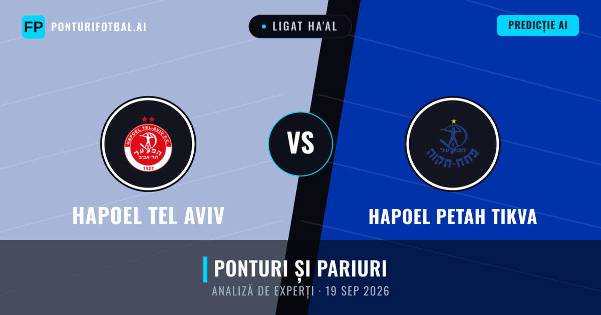Hapoel Tel Aviv vs Hapoel Petah Tikva — pronostic și avancronică meci