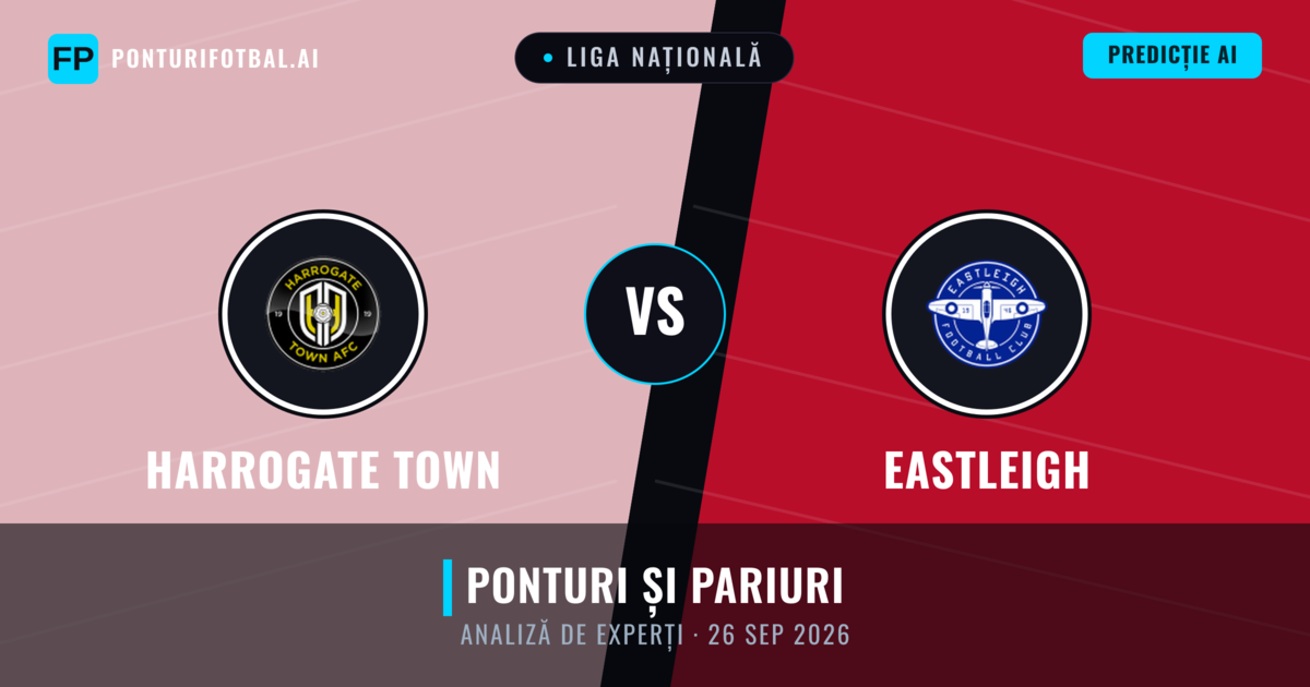 Harrogate Town vs Eastleigh — pronostic și avancronică meci