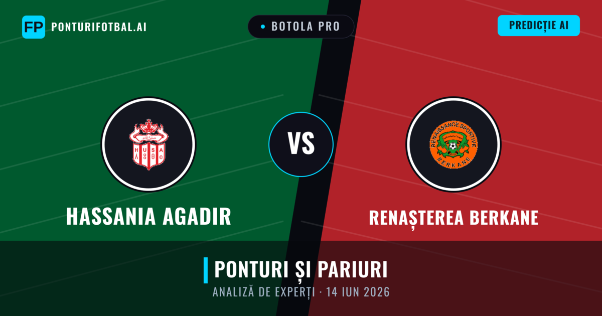 Hassania Agadir vs Renașterea Berkane — pronostic și avancronică meci