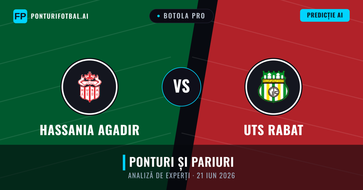 Hassania Agadir vs UTS Rabat — pronostic și avancronică meci