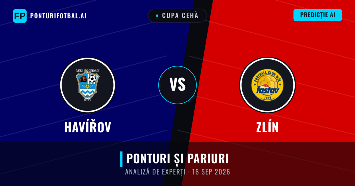 Havířov vs Zlín — pronostic și avancronică meci