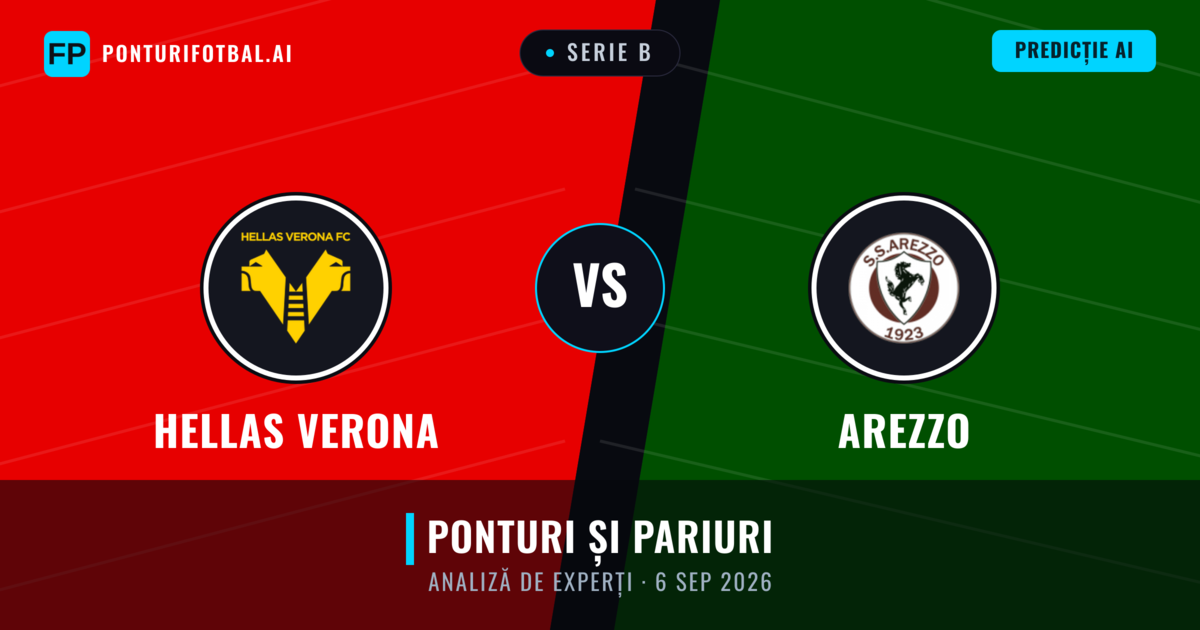 Hellas Verona vs Arezzo — pronostic și avancronică meci