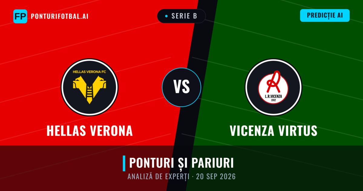 Hellas Verona vs Vicenza Virtus — pronostic și avancronică meci