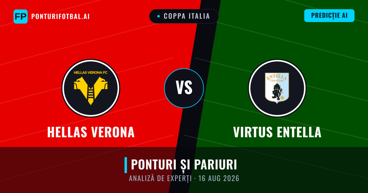 Hellas Verona vs Virtus Entella — pronostic și avancronică meci