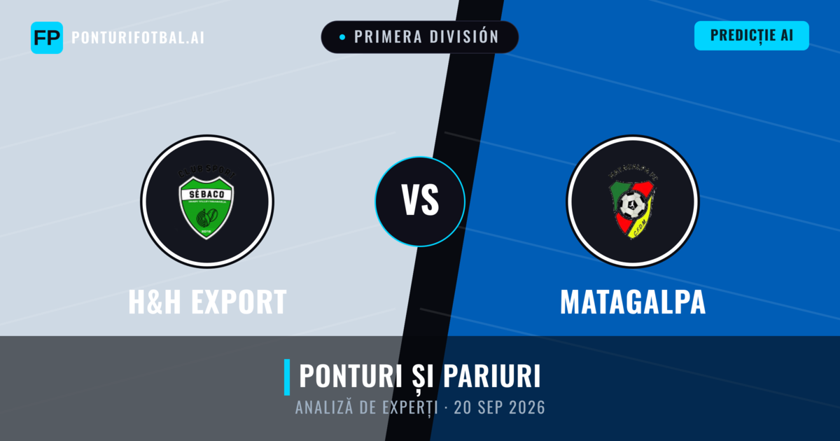 H&H Export vs Matagalpa — pronostic și avancronică meci