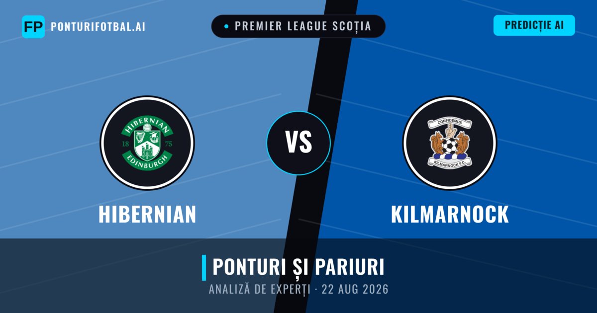 Hibernian vs Kilmarnock — pronostic și avancronică meci