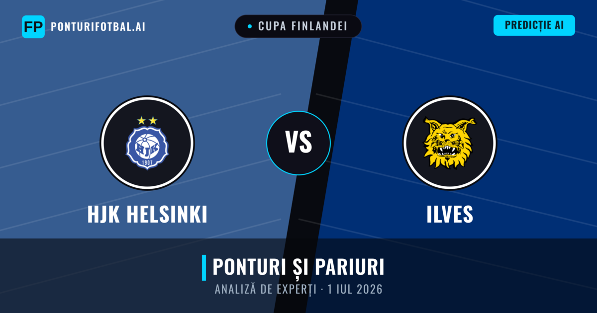 HJK Helsinki vs Ilves — pronostic și avancronică meci
