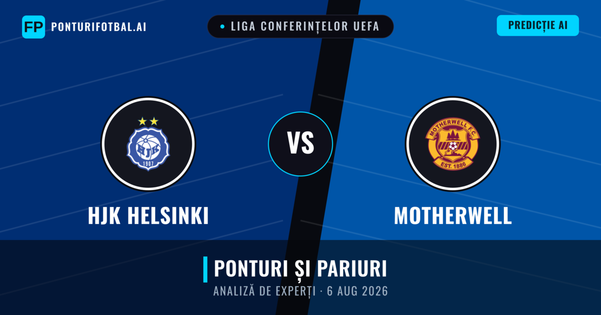 HJK Helsinki vs Motherwell — pronostic și avancronică meci