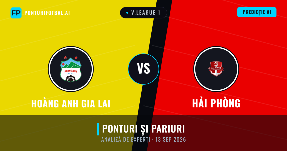 Hoàng Anh Gia Lai vs Hải Phòng — pronostic și avancronică meci