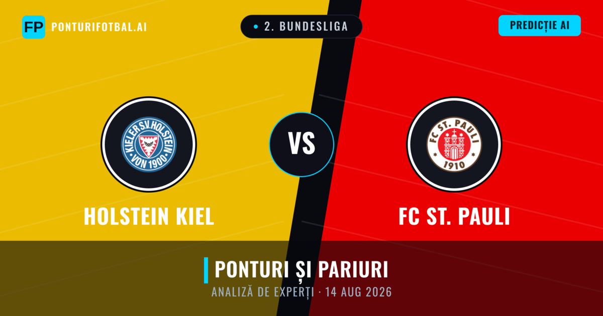 Holstein Kiel vs FC St. Pauli — pronostic și avancronică meci