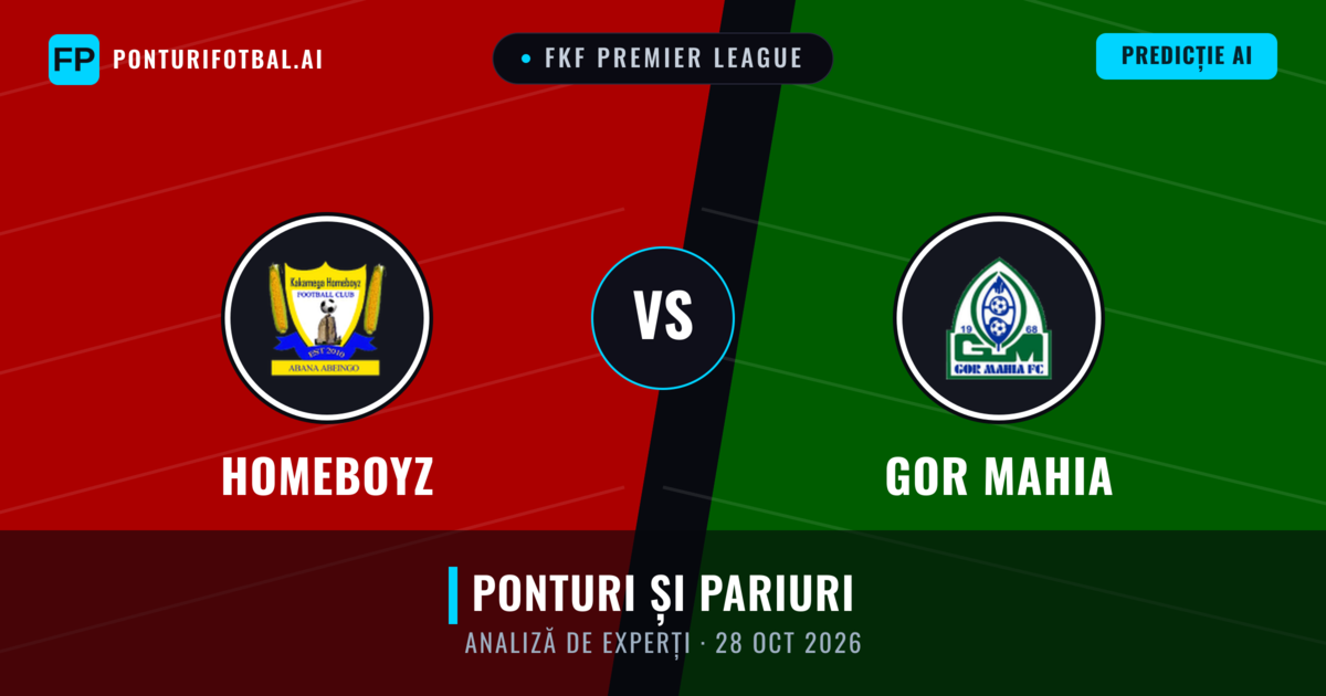 Homeboyz vs GOR Mahia — pronostic și avancronică meci