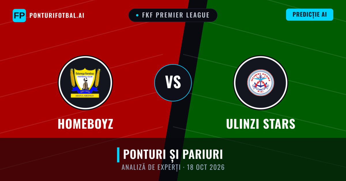 Homeboyz vs Ulinzi Stars — pronostic și avancronică meci