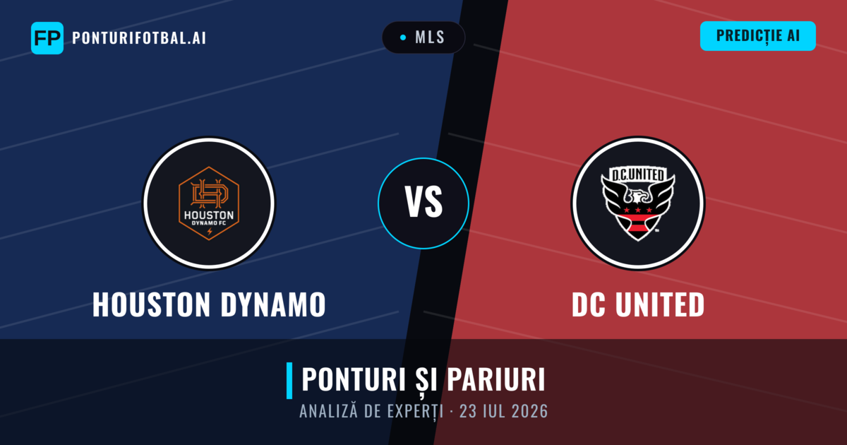 Houston Dynamo vs DC United — pronostic și avancronică meci