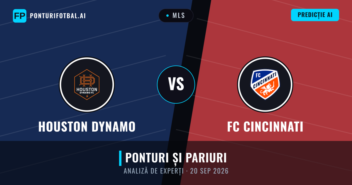 Houston Dynamo vs FC Cincinnati — pronostic și avancronică meci