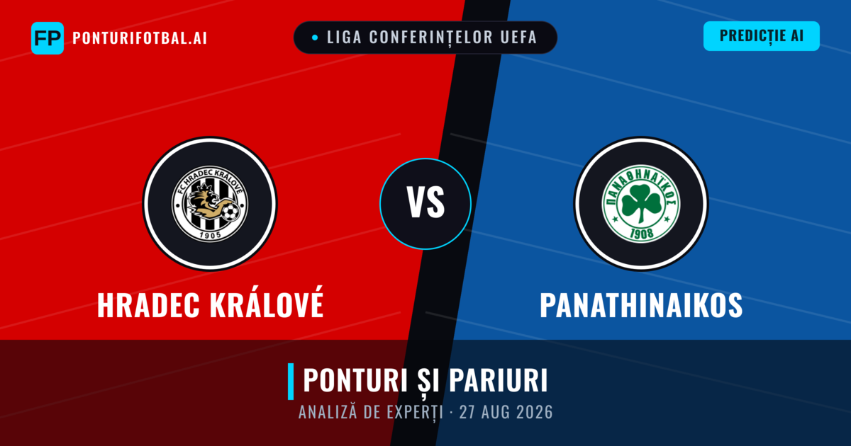 Hradec Králové vs Panathinaikos — pronostic și avancronică meci