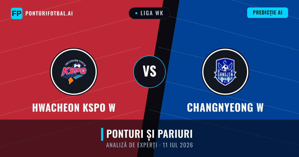 Hwacheon KSPO W vs Changnyeong W — pronostic și avancronică meci