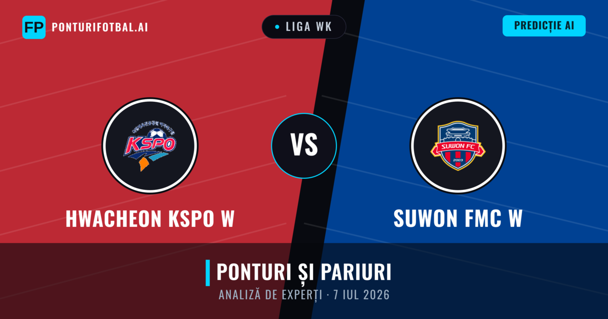 Hwacheon KSPO W vs Suwon FMC W — pronostic și avancronică meci