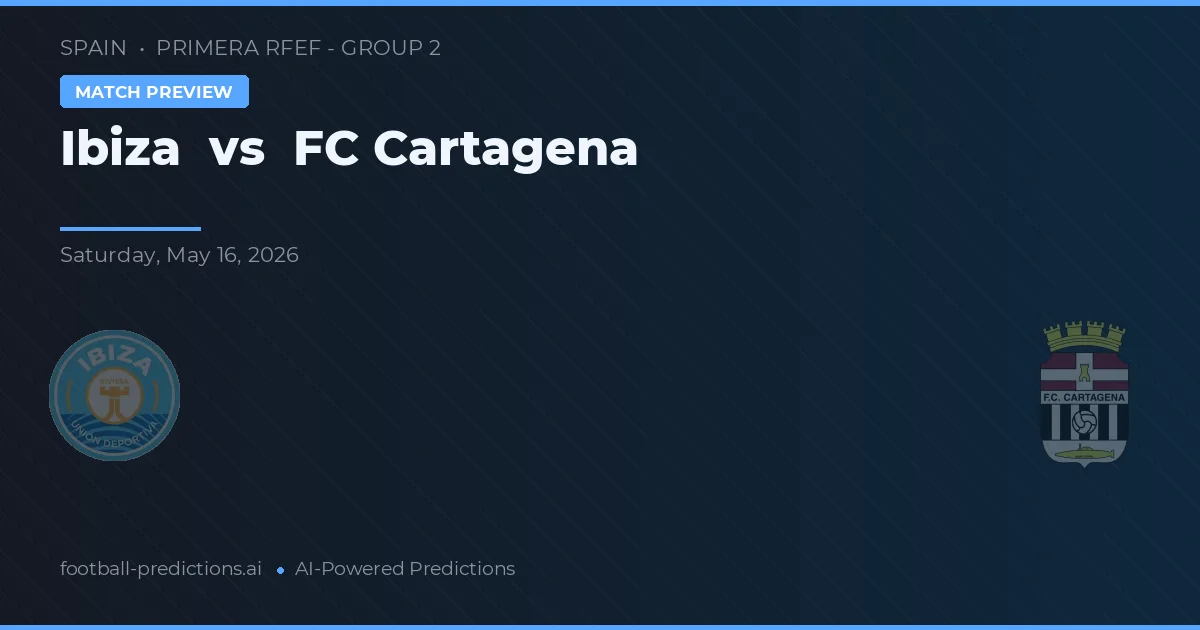 Ibiza vs FC Cartagena — pronostic și avancronică meci