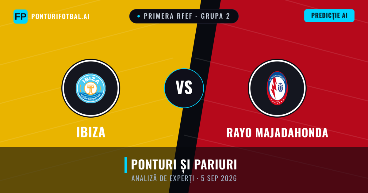 Ibiza vs Rayo Majadahonda — pronostic și avancronică meci