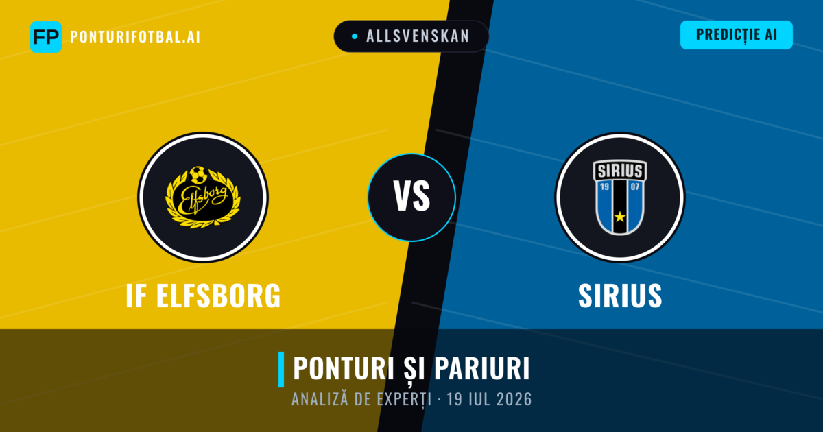 IF Elfsborg vs Sirius — pronostic și avancronică meci