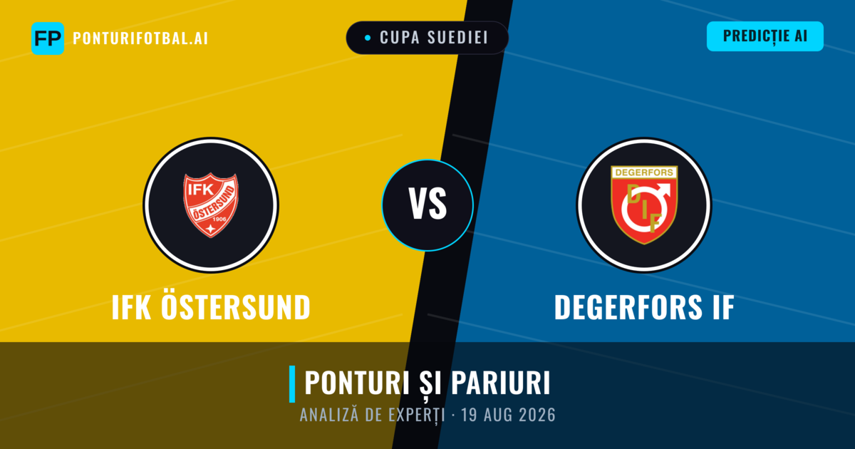 IFK Östersund vs Degerfors IF — pronostic și avancronică meci
