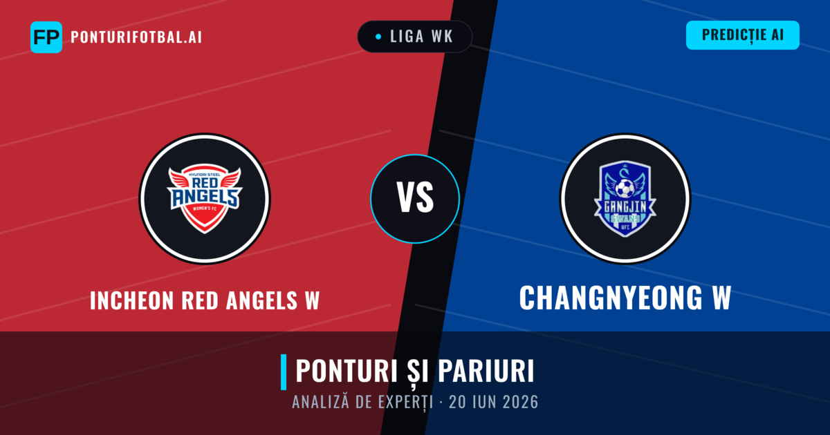 Incheon Red Angels W vs Changnyeong W — pronostic și avancronică meci