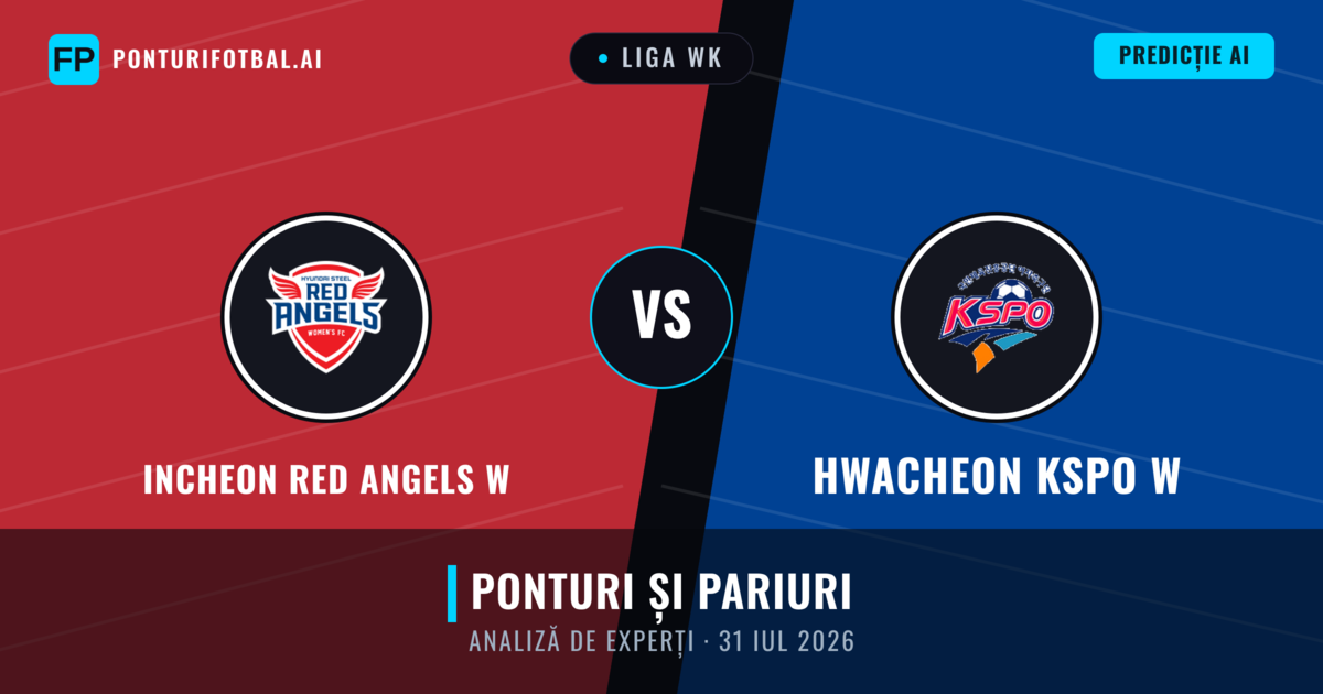 Incheon Red Angels W vs Hwacheon KSPO W — pronostic și avancronică meci