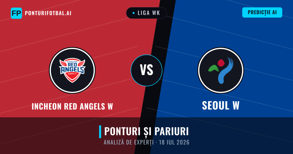 Incheon Red Angels W vs Seoul W — pronostic și avancronică meci