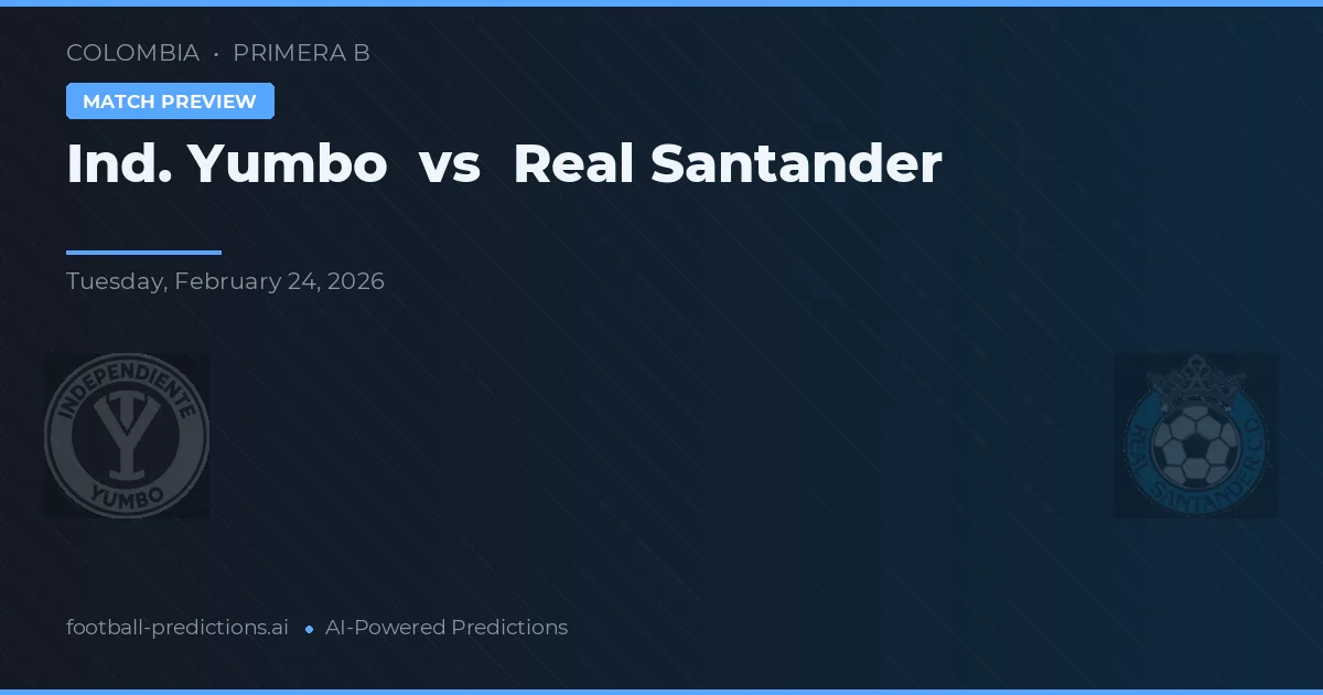 Ind. Yumbo vs Real Santander — pronostic și avancronică meci