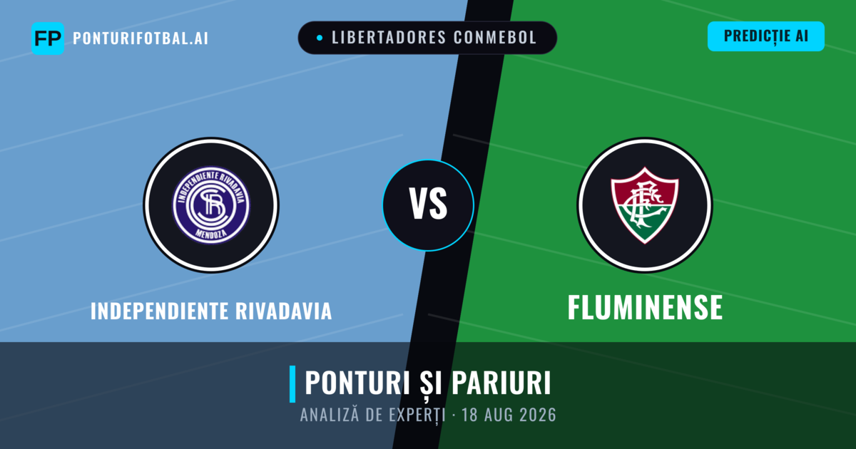 Independiente Rivadavia vs Fluminense — pronostic și avancronică meci