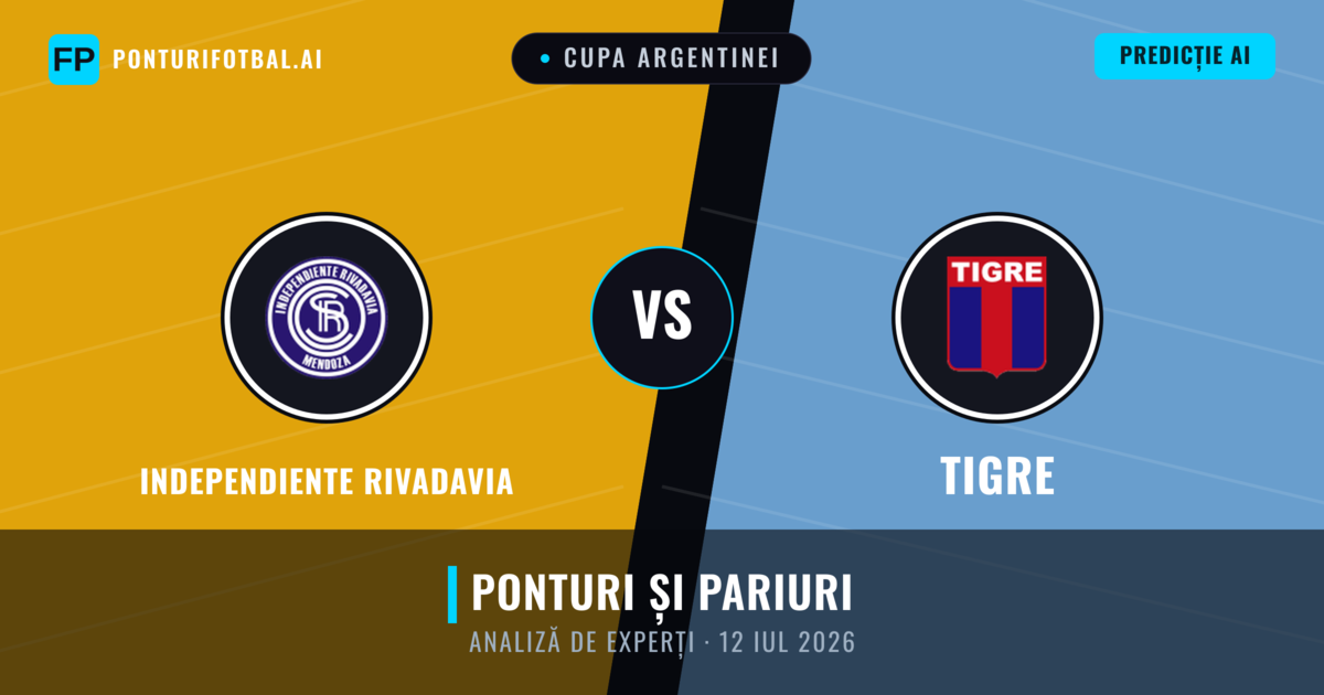 Independiente Rivadavia vs Tigre — pronostic și avancronică meci