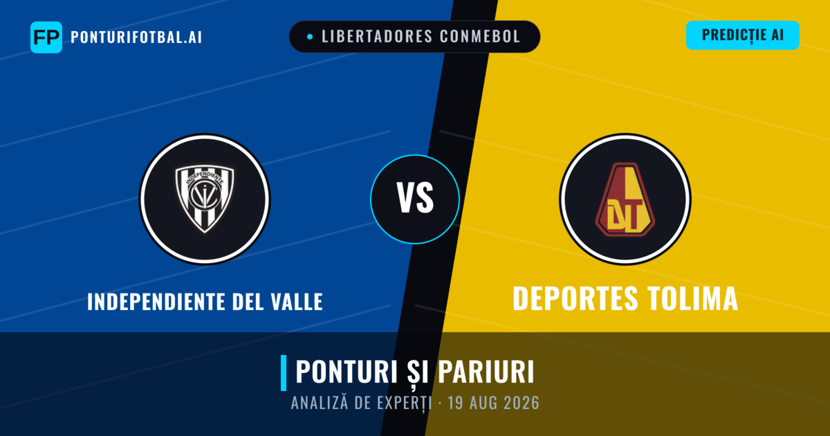 Independiente del Valle vs Deportes Tolima — pronostic și avancronică meci