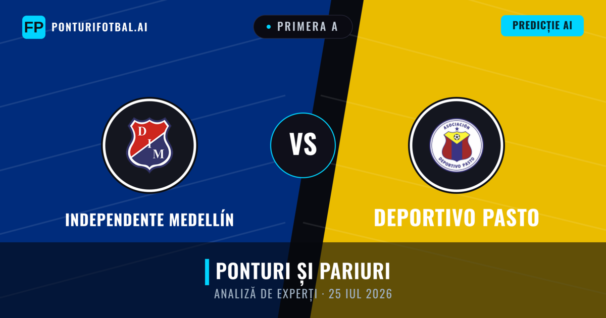 Independente Medellín vs Deportivo Pasto — pronostic și avancronică meci