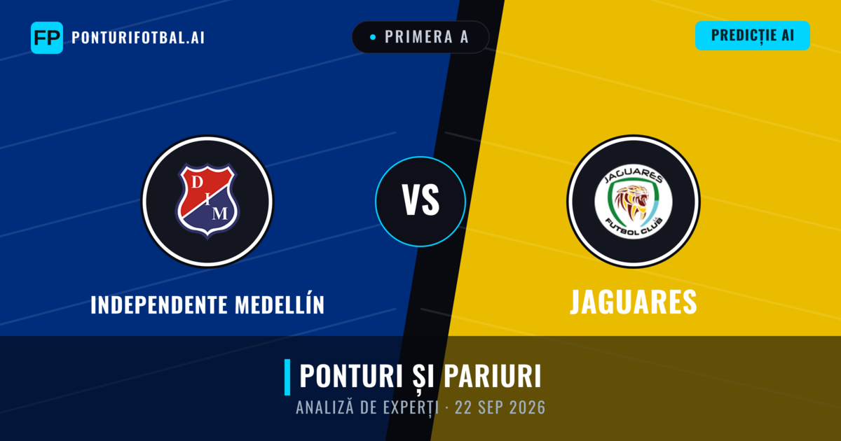 Independente Medellín vs Jaguares — pronostic și avancronică meci