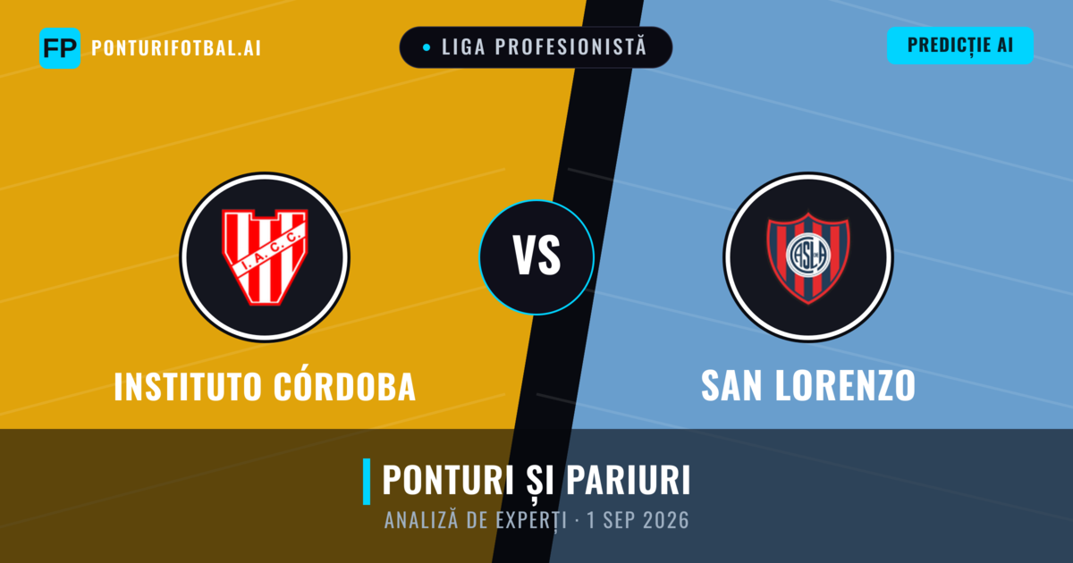 Instituto Córdoba vs San Lorenzo — pronostic și avancronică meci