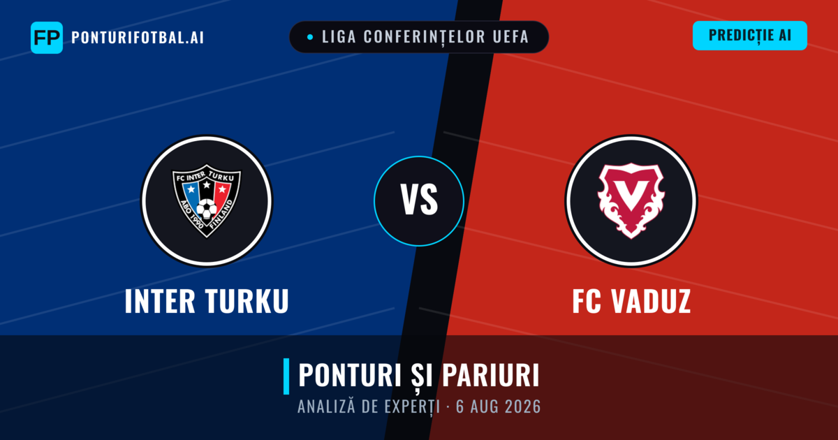 Inter Turku vs FC Vaduz — pronostic și avancronică meci