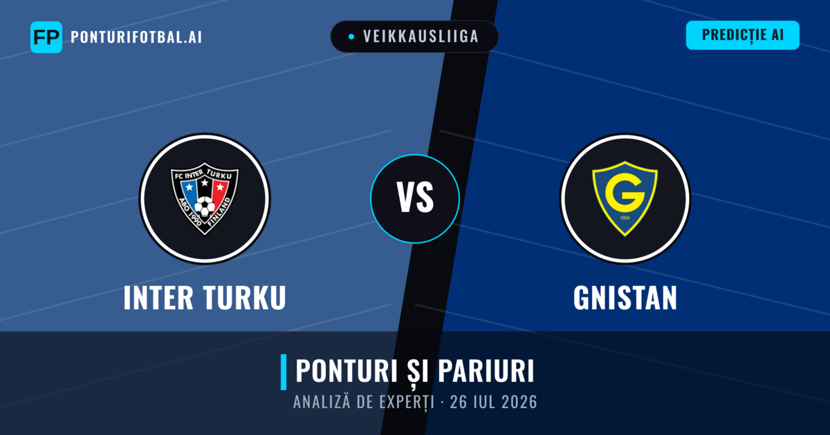 Inter Turku vs Gnistan — pronostic și avancronică meci