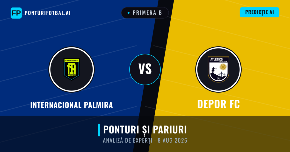 Internacional Palmira vs Depor FC — pronostic și avancronică meci