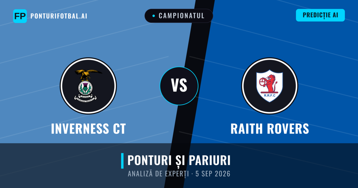 Inverness CT vs Raith Rovers — pronostic și avancronică meci