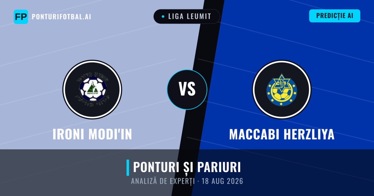 Ironi Modi'in vs Maccabi Herzliya — pronostic și avancronică meci