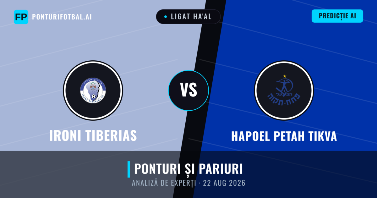 Ironi Tiberias vs Hapoel Petah Tikva — pronostic și avancronică meci