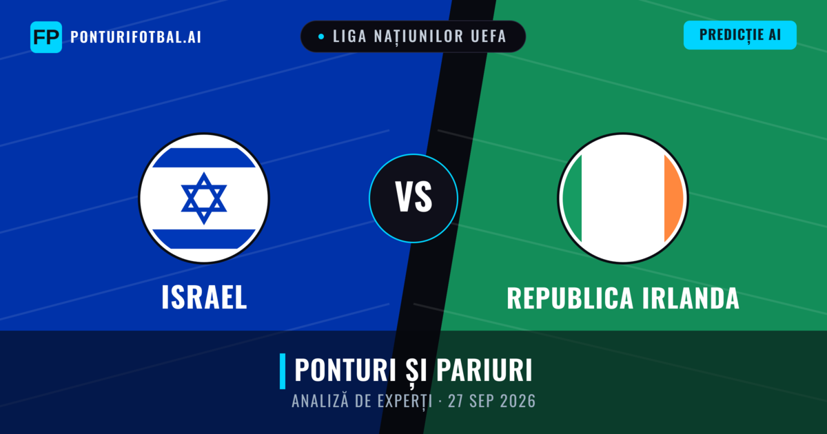 Israel vs Republica Irlanda — pronostic și avancronică meci