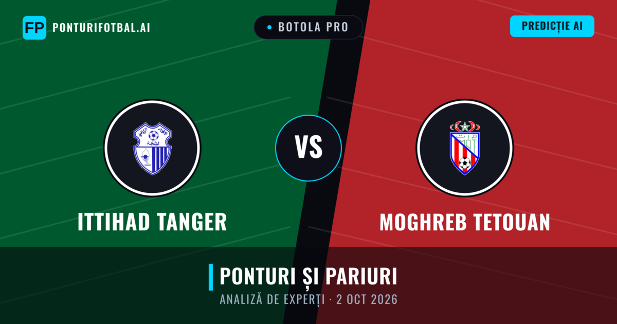 Ittihad Tanger vs Moghreb Tetouan — pronostic și avancronică meci
