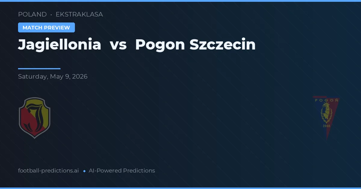 Jagiellonia Białystok vs Pogoń Szczecin — pronostic și avancronică meci