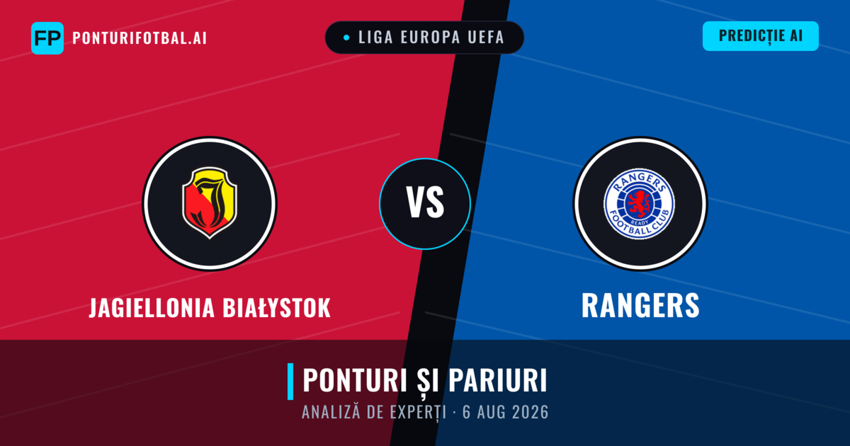 Jagiellonia Białystok vs Rangers — pronostic și avancronică meci