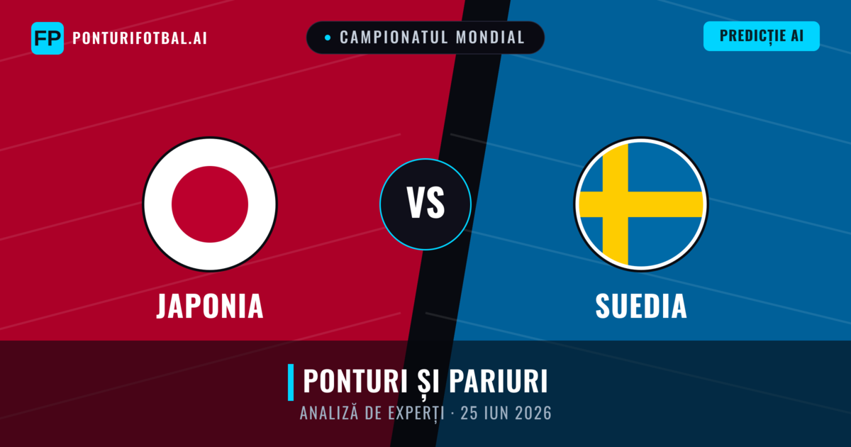 Japonia vs Suedia — pronostic și avancronică meci