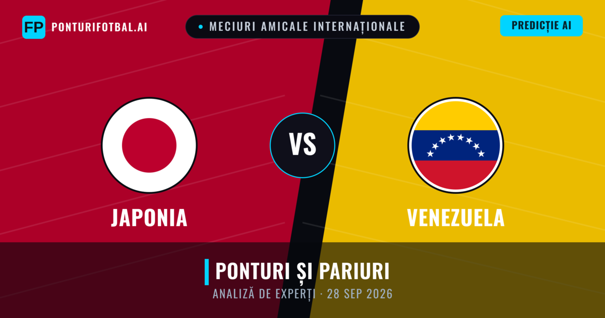 Japonia vs Venezuela — pronostic și avancronică meci