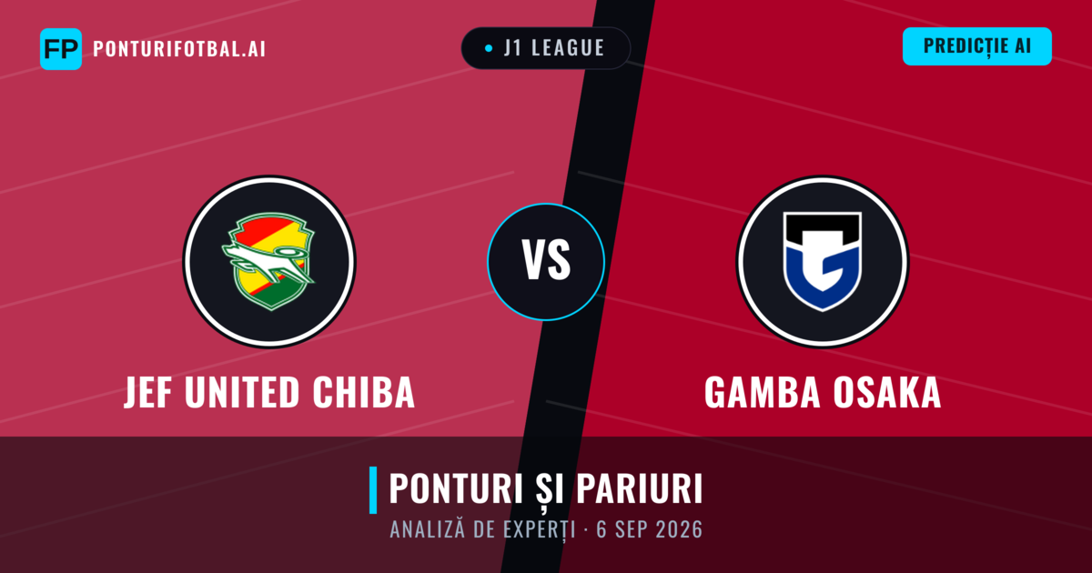 JEF United Chiba vs Gamba Osaka — pronostic și avancronică meci